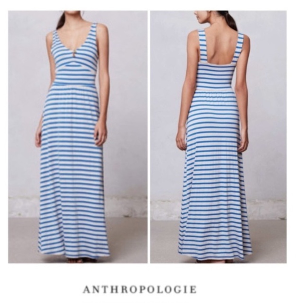Puella Striped Knit Maxi Dress